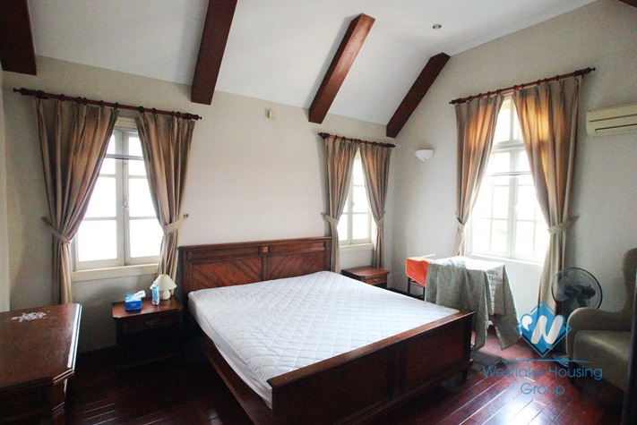 Nice and bright house for rent in Tay Ho area, Ha Noi